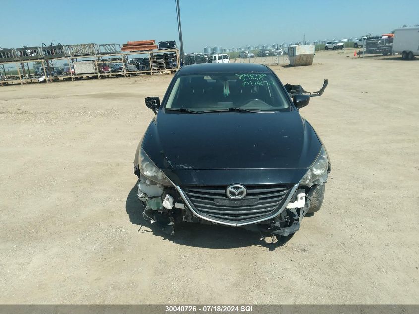 2014 Mazda 3 Touring VIN: JM1BM1V78E1109073 Lot: 30040726