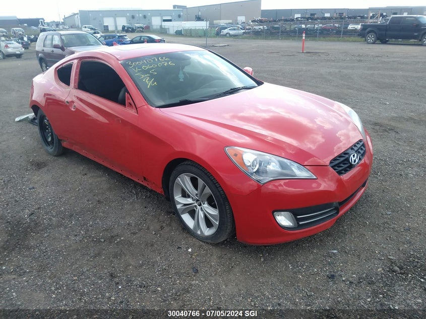 2011 Hyundai Genesis Coupe 3.8L VIN: KMHHU6KH6BU060076 Lot: 30040766
