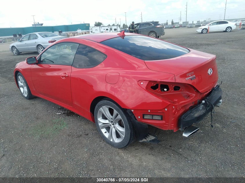 2011 Hyundai Genesis Coupe 3.8L VIN: KMHHU6KH6BU060076 Lot: 30040766