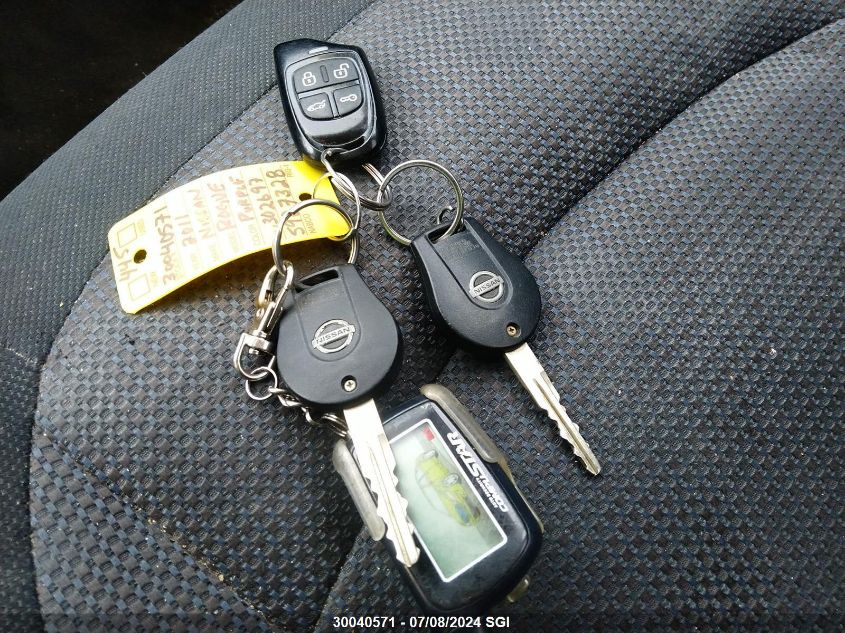 2011 Nissan Rogue Sv VIN: JN8AS5MV9BW302697 Lot: 30040571