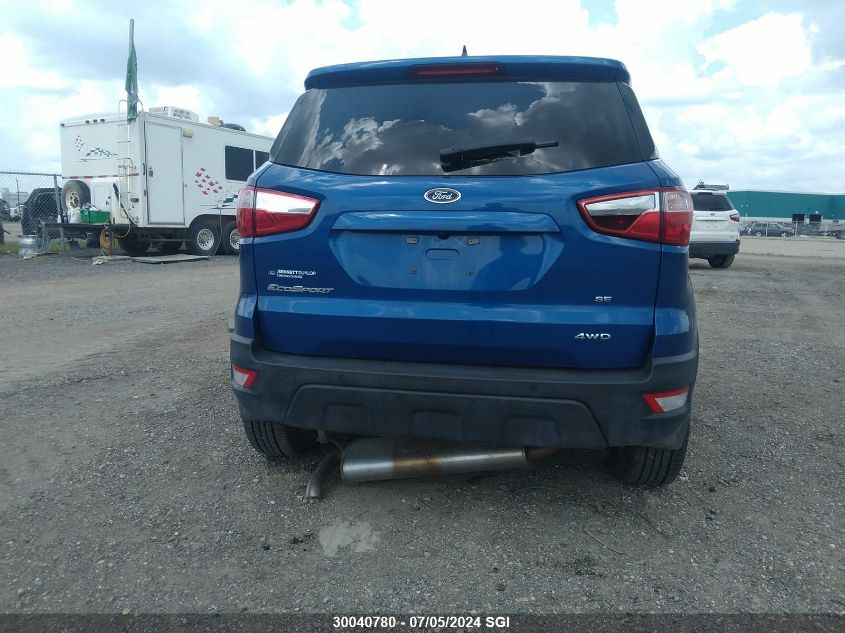 2022 Ford Ecosport Se VIN: MAJ6S3GL8NC472819 Lot: 30040780