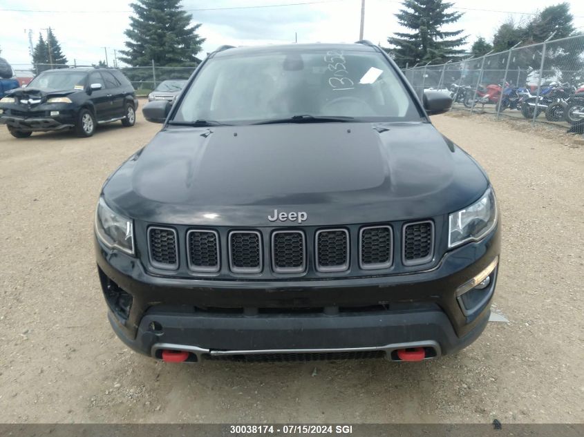 2018 Jeep Compass Trailhawk VIN: 3C4NJDDB7JT130352 Lot: 30038174