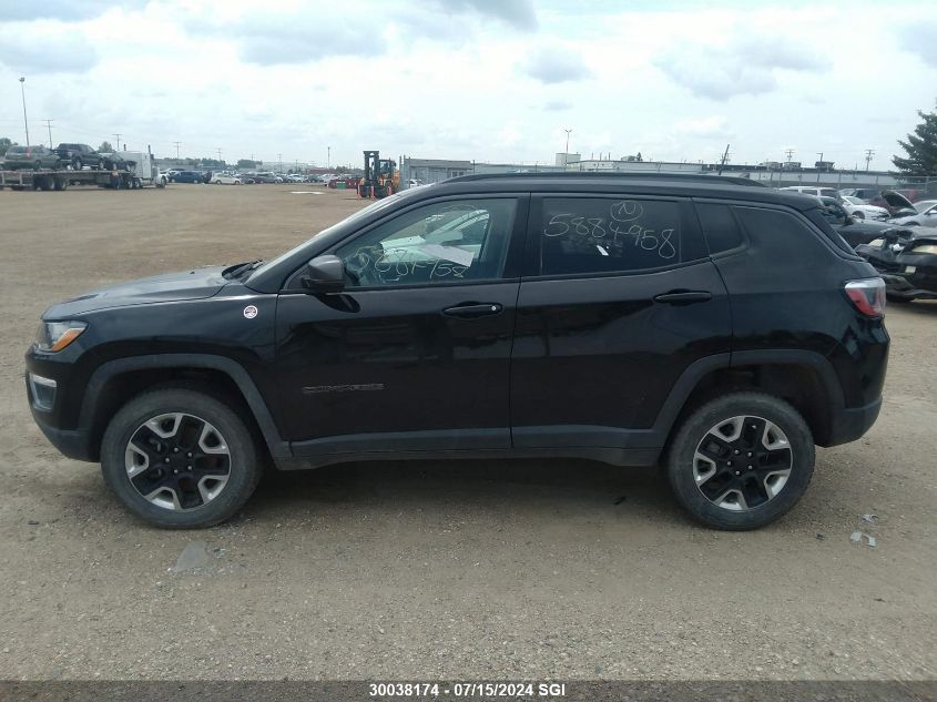 2018 Jeep Compass Trailhawk VIN: 3C4NJDDB7JT130352 Lot: 30038174