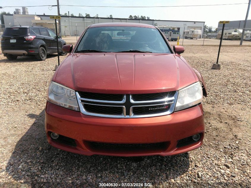 2012 Dodge Avenger Sxt VIN: 1C3CDZCB9CN224642 Lot: 30040630