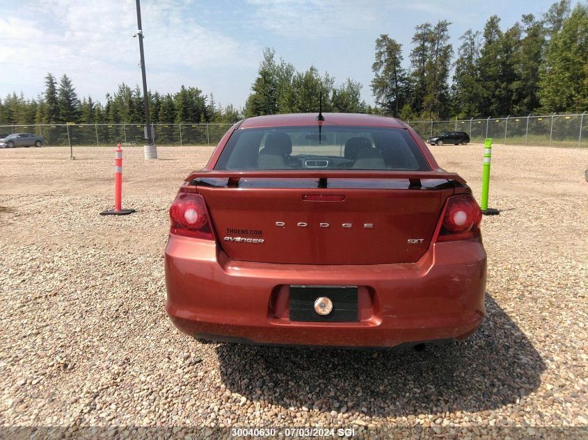 2012 Dodge Avenger Sxt VIN: 1C3CDZCB9CN224642 Lot: 30040630