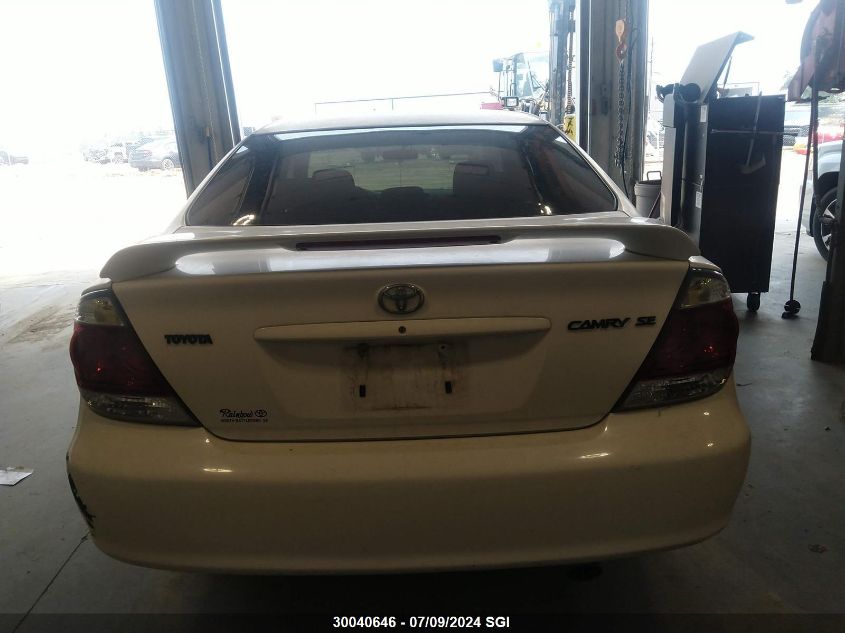 2005 Toyota Camry Le/Xle/Se VIN: 4T1BE32K45U625250 Lot: 30040646