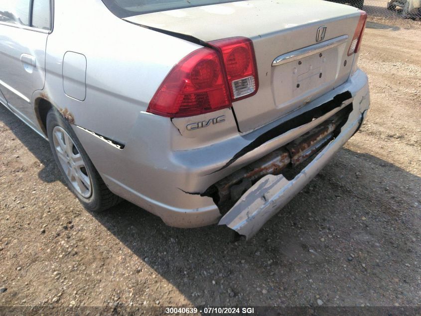 2003 Honda Civic Lx VIN: 2HGES16673H916208 Lot: 30040639