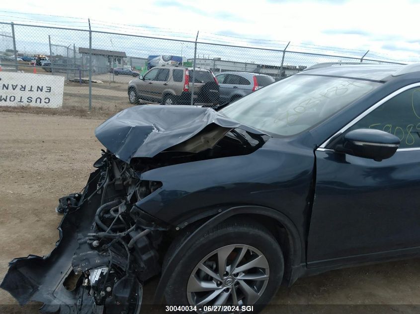 2015 Nissan Rogue S/Sl/Sv VIN: 5N1AT2MV7FC803484 Lot: 30040034