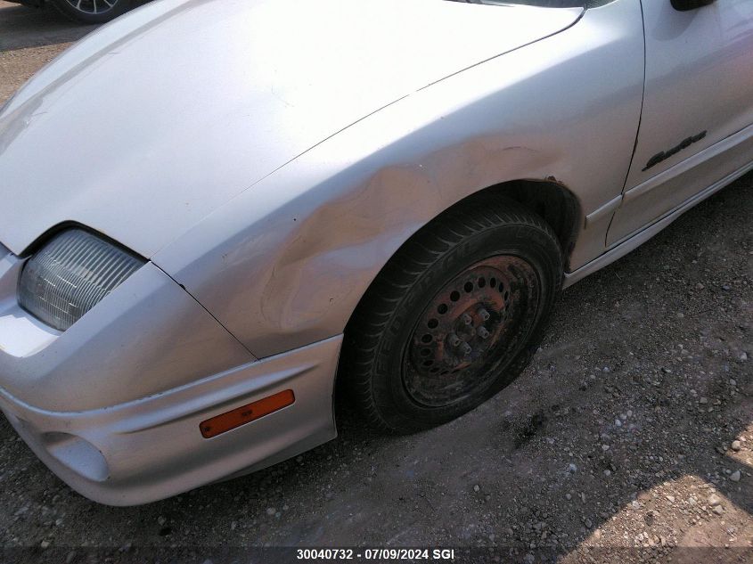 2000 Pontiac Sunfire Se VIN: 3G2JB5243YS167716 Lot: 30040732