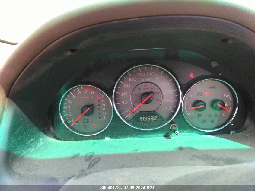 2004 Acura 1.7El Premium VIN: 2HHES36824H002474 Lot: 30040178