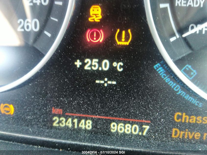 2012 BMW 320 I VIN: WBA3B1C57CF078262 Lot: 30040956