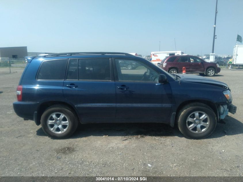 2005 Toyota Highlander Limited VIN: JTEEP21A050070041 Lot: 30041014