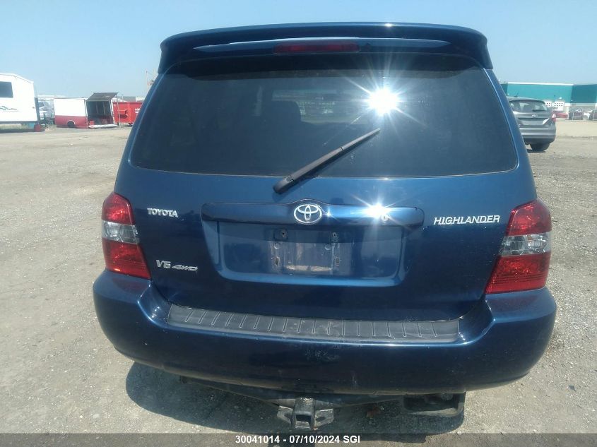 2005 Toyota Highlander Limited VIN: JTEEP21A050070041 Lot: 30041014