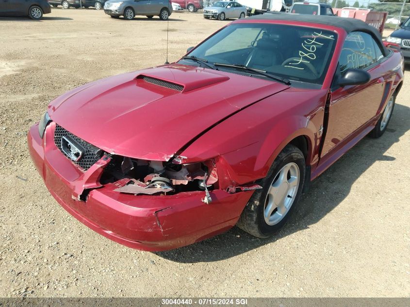 2002 Ford Mustang VIN: 1FAFP44432F148644 Lot: 30040440