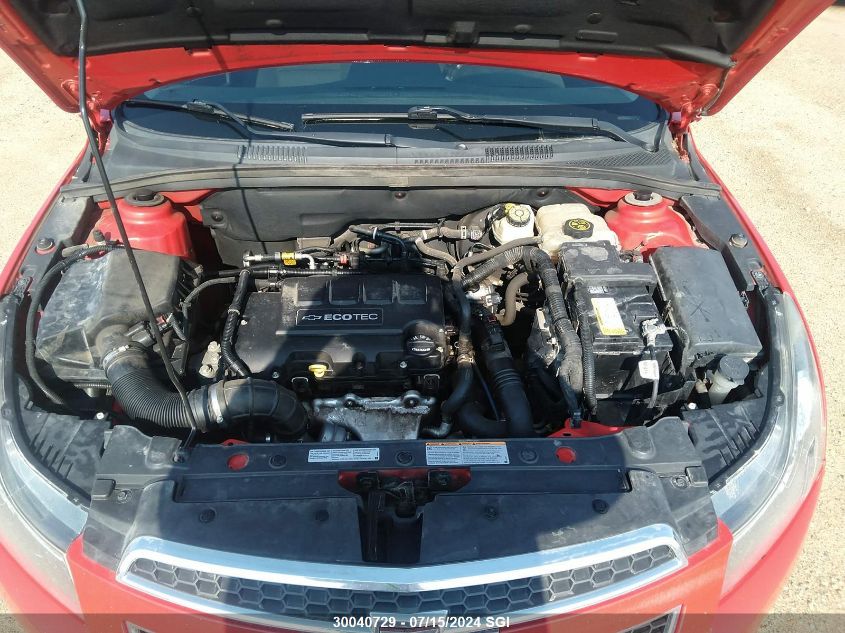 2014 Chevrolet Cruze Lt VIN: 1G1PC5SBXE7396107 Lot: 30040729