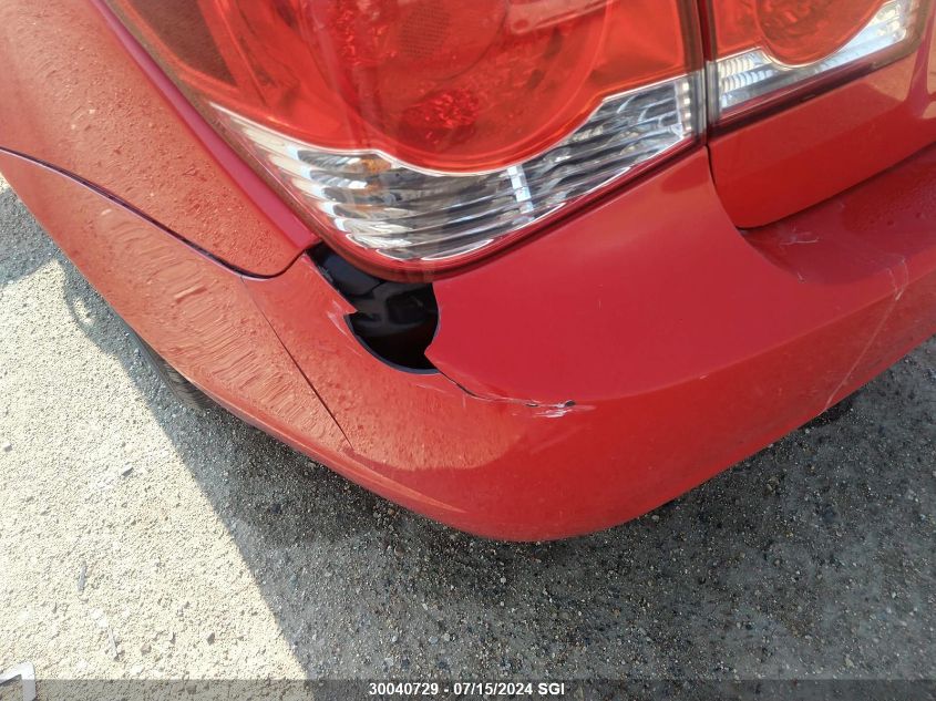 2014 Chevrolet Cruze Lt VIN: 1G1PC5SBXE7396107 Lot: 30040729