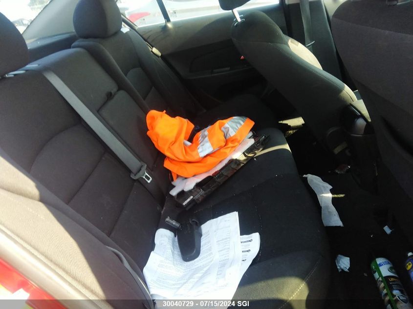 2014 Chevrolet Cruze Lt VIN: 1G1PC5SBXE7396107 Lot: 30040729