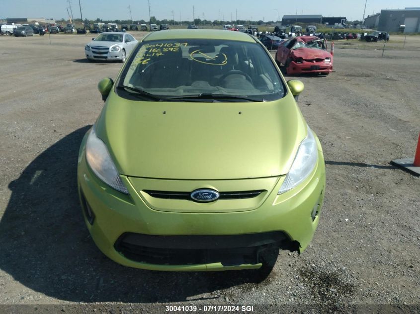 2013 Ford Fiesta Se VIN: 3FADP4EJ6DM166392 Lot: 30041039