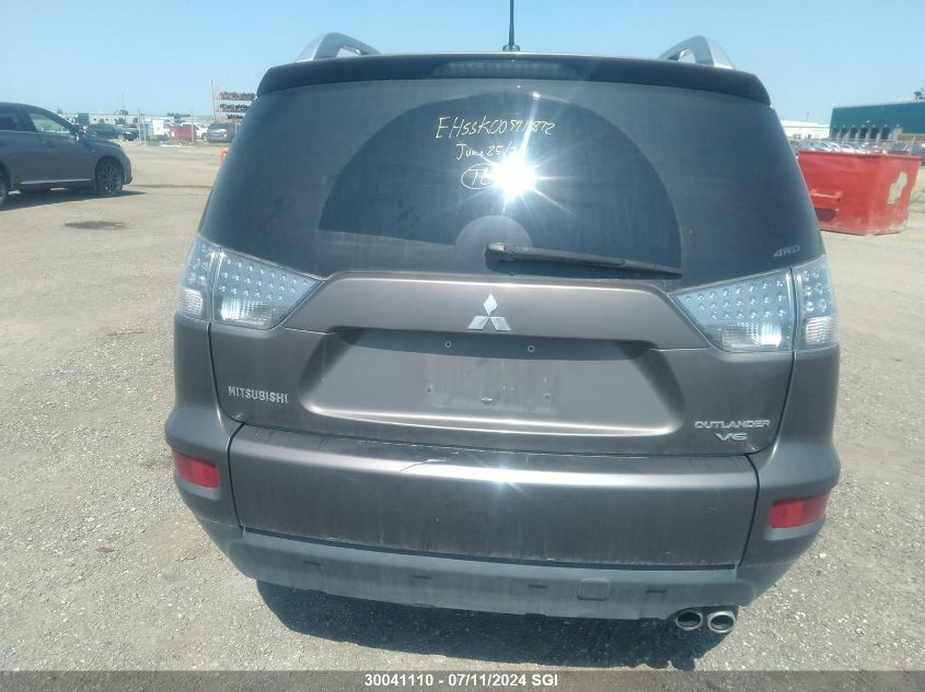 2010 Mitsubishi Outlander Gt VIN: JA4JT5AX1AZ608122 Lot: 30041110