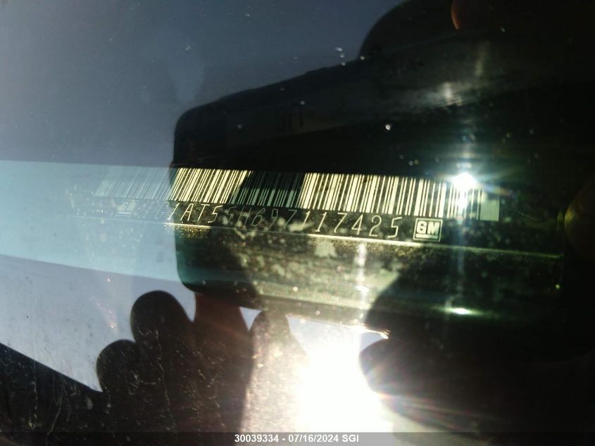 2009 Chevrolet Cobalt Lt VIN: 1G1AT55H697117425 Lot: 30039334