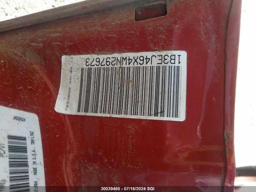 1998 Dodge Stratus VIN: 1B3EJ46X4WN297673 Lot: 30039480