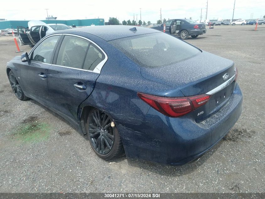 2019 Infiniti Q50 Luxe/Sport/Signature Edit VIN: JN1EV7AR3KM559182 Lot: 30041271