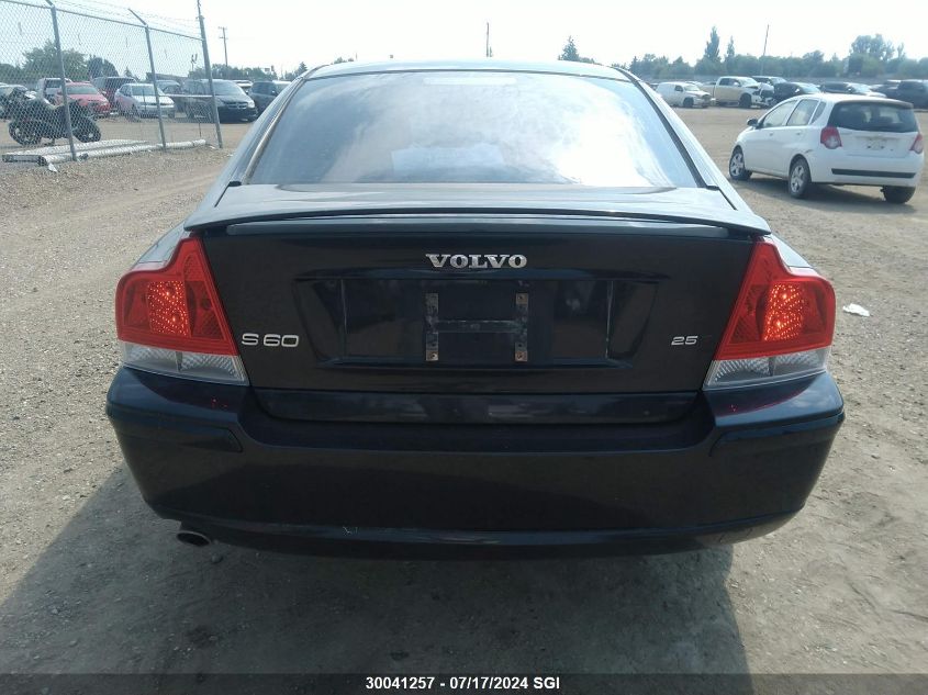 2007 Volvo S60 2.5T VIN: YV1RS592272627861 Lot: 30041257