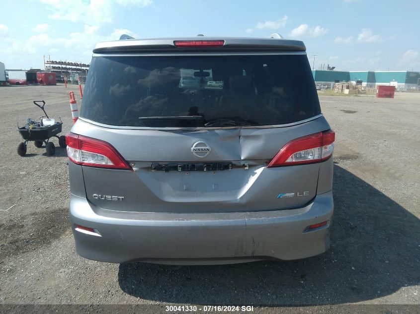 2011 Nissan Quest S/Sv/Sl/Le VIN: JN8AE2KP2B9013010 Lot: 30041330