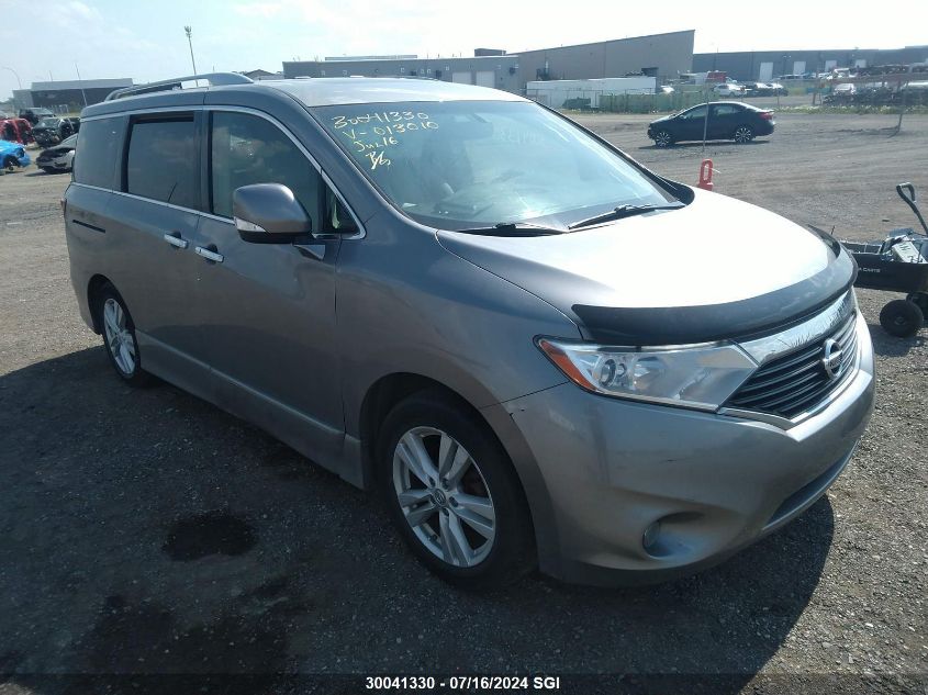 2011 Nissan Quest S/Sv/Sl/Le VIN: JN8AE2KP2B9013010 Lot: 30041330