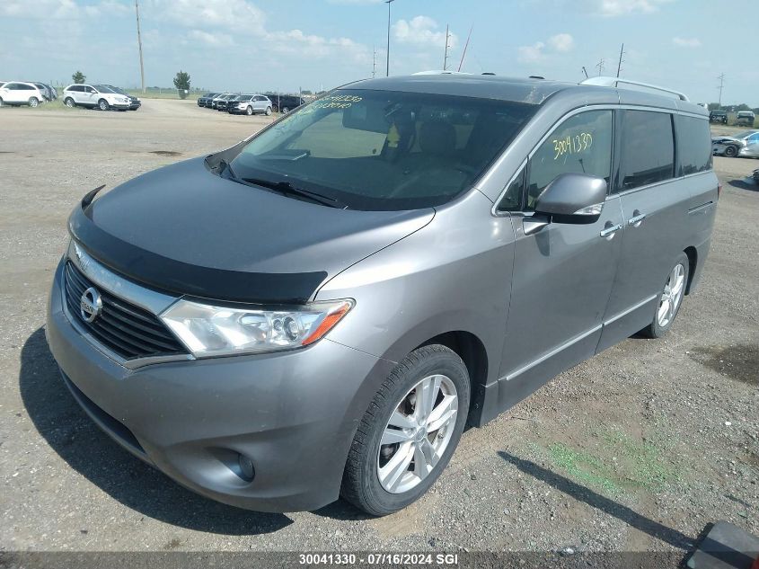 2011 Nissan Quest S/Sv/Sl/Le VIN: JN8AE2KP2B9013010 Lot: 30041330