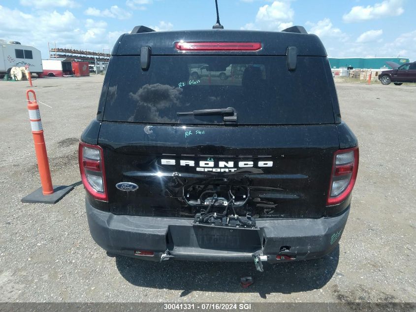 2021 Ford Bronco Sport Outer Banks VIN: 3FMCR9C63MRA55714 Lot: 30041331