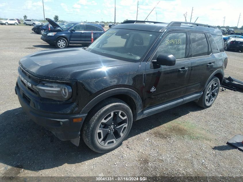 2021 Ford Bronco Sport Outer Banks VIN: 3FMCR9C63MRA55714 Lot: 30041331