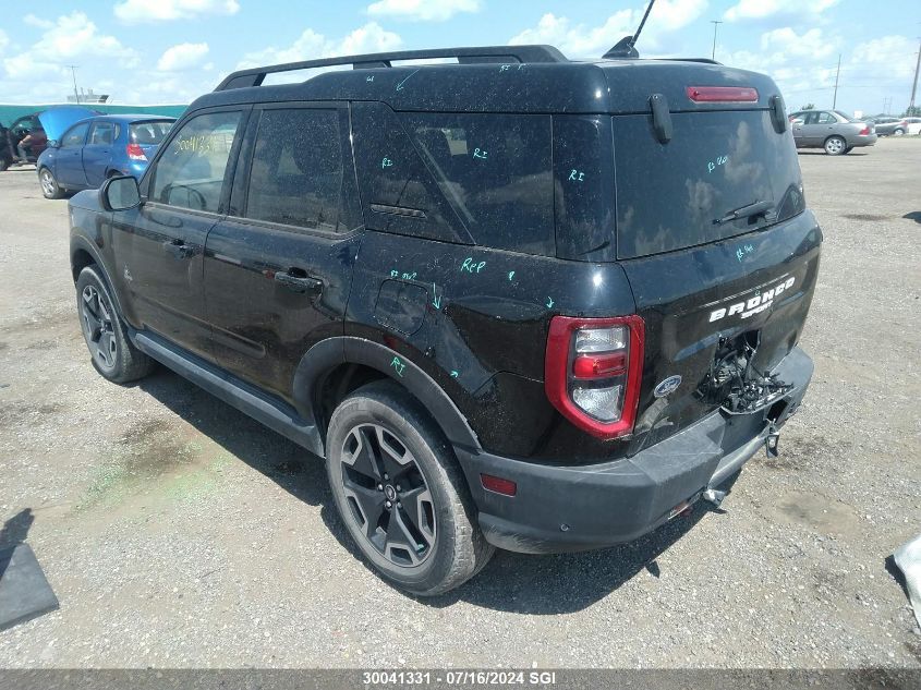 2021 Ford Bronco Sport Outer Banks VIN: 3FMCR9C63MRA55714 Lot: 30041331