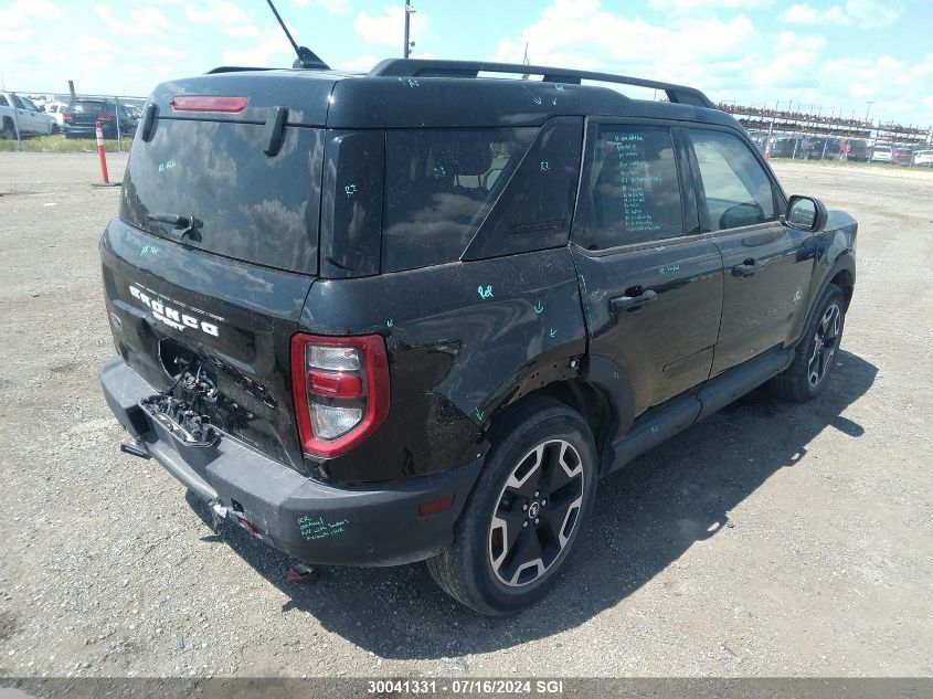 2021 Ford Bronco Sport Outer Banks VIN: 3FMCR9C63MRA55714 Lot: 30041331