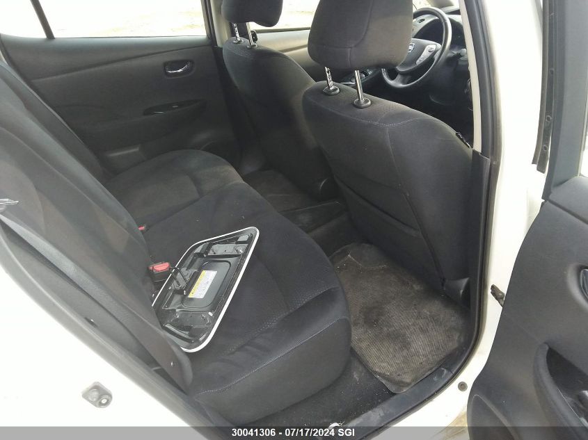 2017 Nissan Leaf S/Sv/Sl VIN: 1N4BZ0CP5HC306831 Lot: 30041306