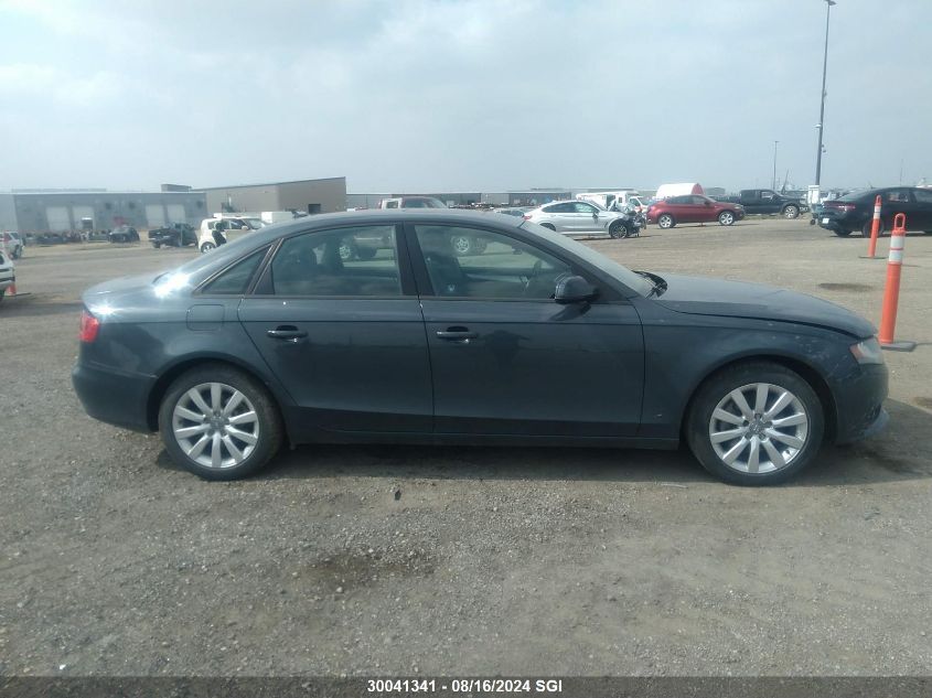 2010 Audi A4 Premium VIN: WAUBFCFL7AN030205 Lot: 30041341