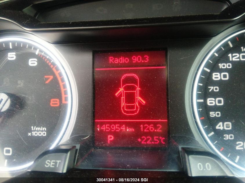 2010 Audi A4 Premium VIN: WAUBFCFL7AN030205 Lot: 30041341