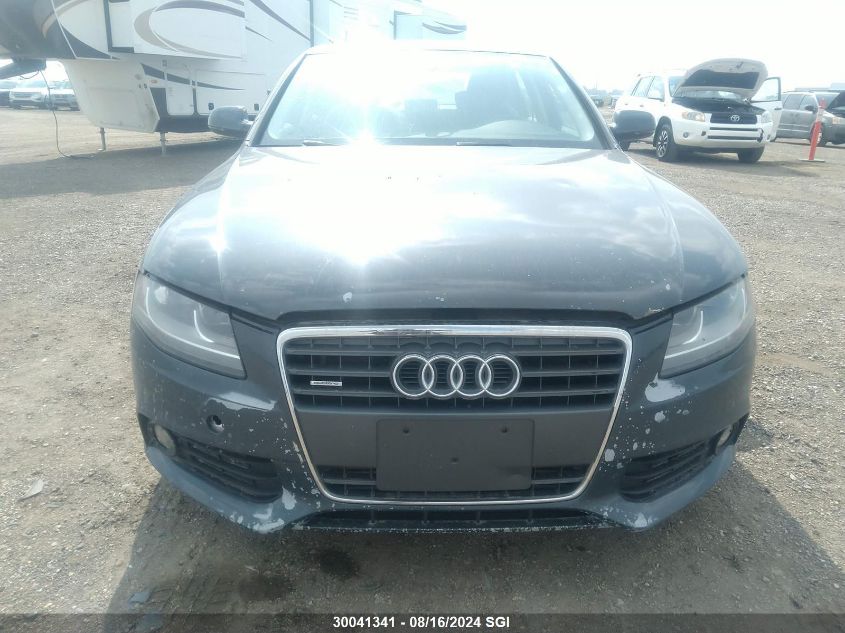 2010 Audi A4 Premium VIN: WAUBFCFL7AN030205 Lot: 30041341