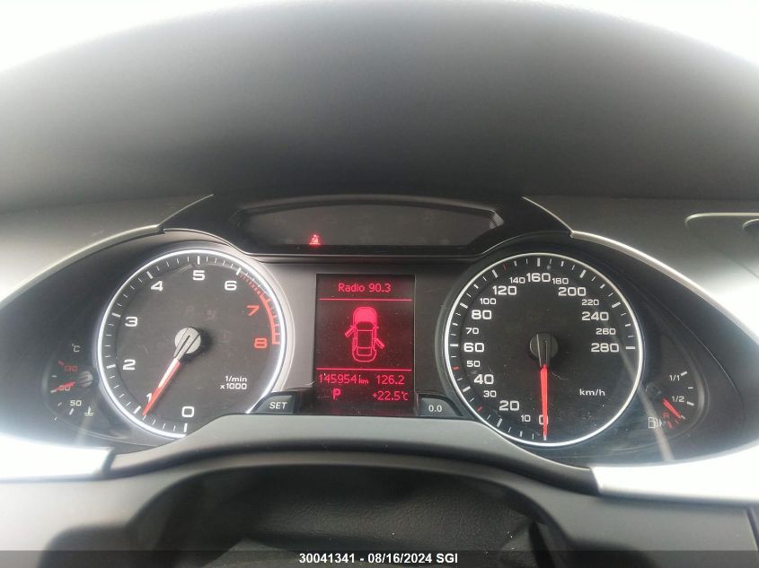 2010 Audi A4 Premium VIN: WAUBFCFL7AN030205 Lot: 30041341