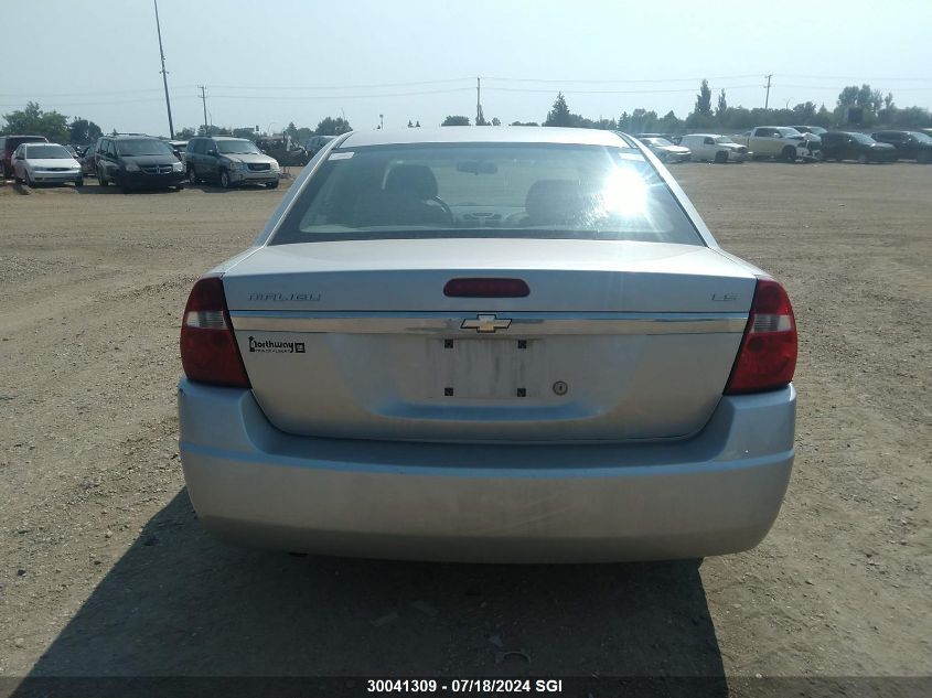 2006 Chevrolet Malibu Ls VIN: 1G1ZS51F16F127050 Lot: 30041309