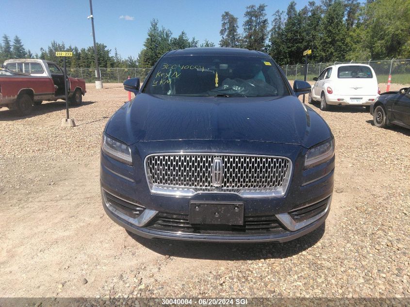 2019 Lincoln Nautilus Reserve VIN: 2LMPJ8L93KBL52527 Lot: 30040004