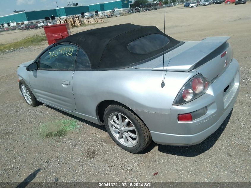 2001 Mitsubishi Eclipse Spyder Gs VIN: 4A3AE45G81E084816 Lot: 30041372