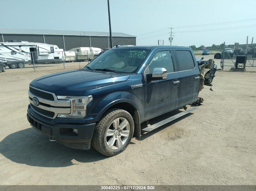 2018 Ford F150 Supercrew VIN: 1FTEW1E50JFC96747 Lot: 30040225