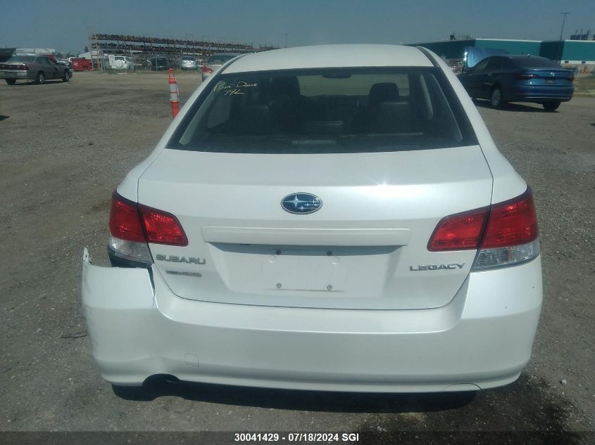 2010 Subaru Legacy 2.5I Limited VIN: 4S3BMGL65A3217968 Lot: 30041429