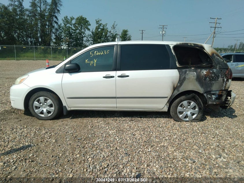 2004 Toyota Sienna Ce VIN: 5TDZA29C04S087320 Lot: 30041249