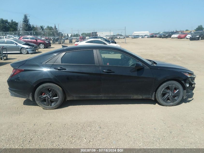 2022 Hyundai Elantra Sel VIN: KMHLM4AG7NU244602 Lot: 30038109