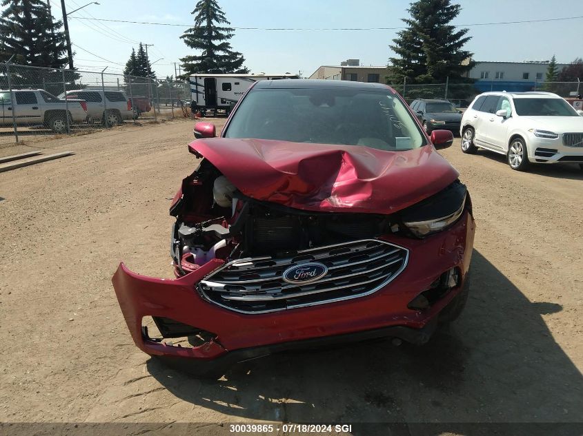 2021 Ford Edge Titanium VIN: 2FMPK4K95MBA30140 Lot: 30039865