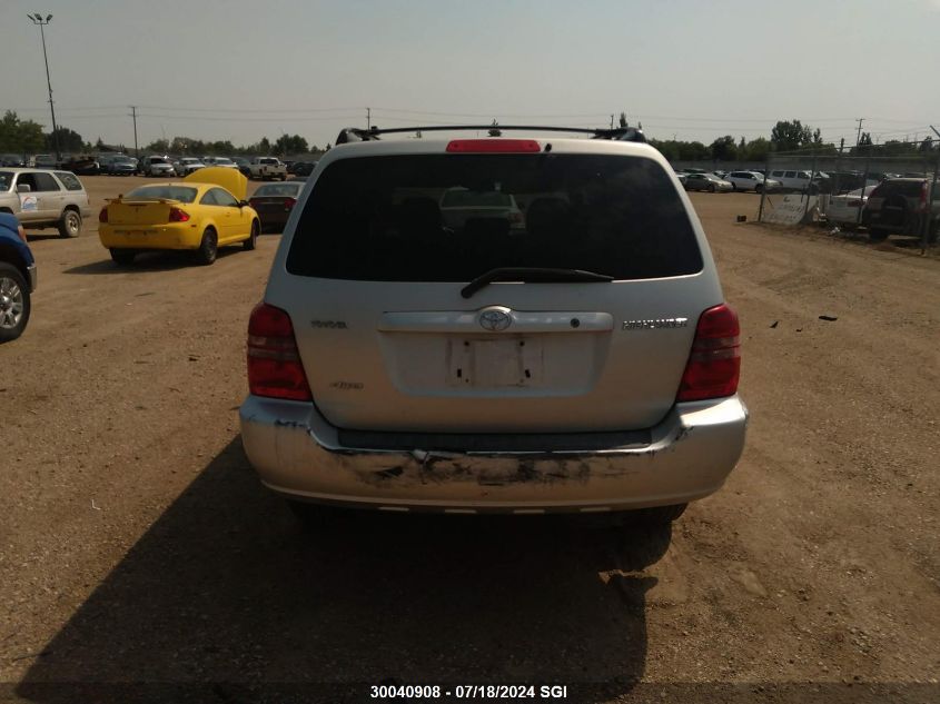 2003 Toyota Highlander VIN: JTEHD21A230019708 Lot: 30040908