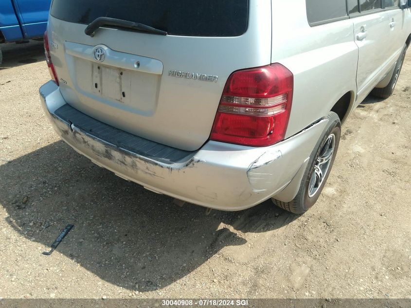 2003 Toyota Highlander VIN: JTEHD21A230019708 Lot: 30040908