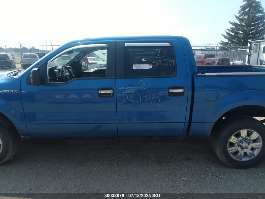 2010 Ford F150 Supercrew VIN: 1FTFW1EV0AFC37881 Lot: 30038678